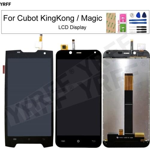 For Cubot Magic LCD For Cubot King Kong lcd Display Touch Screen Digitizer Assembly Repair Panel Parts Free Shipping