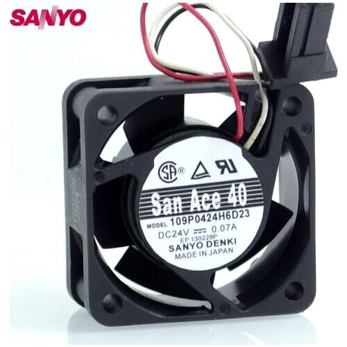 1pcs 109P0424H6D23 Without frame 40*40*20MM 24V 0.07A 4020 4cm cooling fan