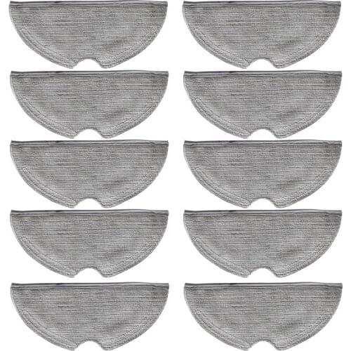 10Pcs Mop Cloth for Xiaomi Dreame D9 Robotic Vacuum Cleaner Accessories Parts Wipes Rag Dishcloth