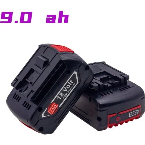 Suitable For Bosch 18V 9.0ah Cordless Power Tools Rechargeable Battery BAT619G 618 CRS180D Lithium Ion Battery With Charger