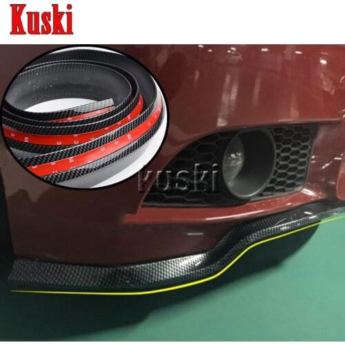 2.5m Car Front Chin Spoiler Stickers For Suzuki Swift Grand Vitara SX4 Vitara 2016 Jimmy Saab 9-3 9-5 93 Accessories