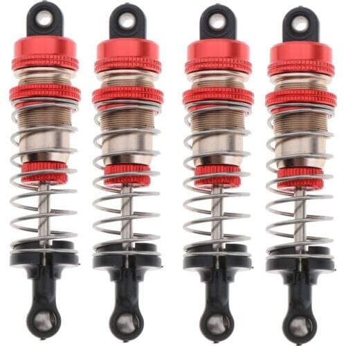 4Pcs 1:14 Metal Shock Absorber for WLTOYS 144001 RC Buggy Car Accessory
