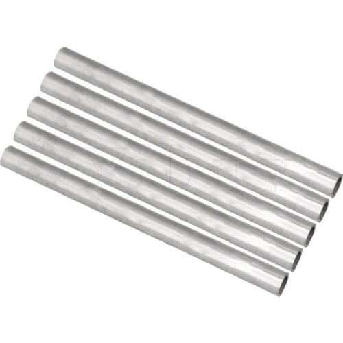 5pcs OD 15mm ID 12mm Length 200mm 304 Stainless Steel Metal Pipe Tubing