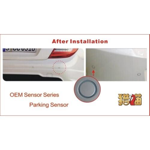 Brand new cheapest 4 OEM color customize ultrasonic sensor LED display parking sensor system