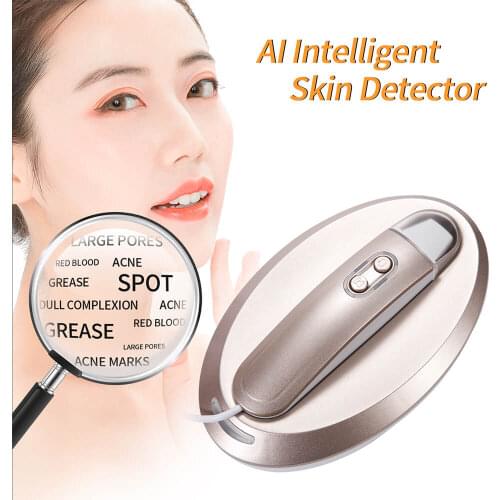 AI Intelligent Skin Detector 8 Million Pixels Facial Deter Skin Problem Epidermis Dermis UV Analysis Skin Tester Beauty Salon