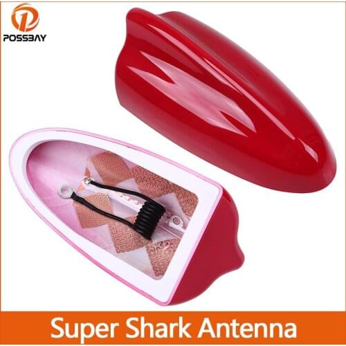 Super Car Roof Shark Fin Decorative Aerial Antenna Signal Amplifier Universal for Mini Cooper/Suzuki Swift/BMW/Lada/Seat Ibiza