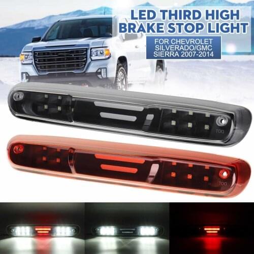 Car Led Rear High Mount Brake Light For Chevrolet Silverado 1500 2500 For GMC Sierra 1500 2500 3500 For Hummer 2007 - 2014
