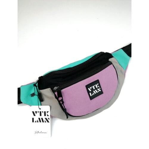 Unisex Colorful Shoulder and Waist Bag