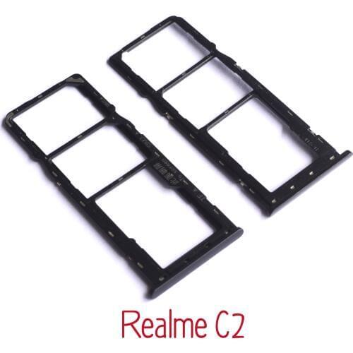 SIM Tray Holder SD Card Reader Slot Adapter for OPPO Realme C2