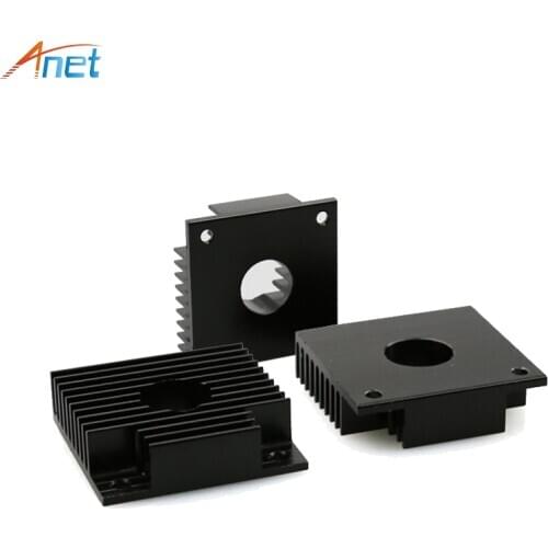 Anet 3D Printer Parts Aluminum Heat Sink 40*40*11mm 3D Printer Part mk7MK8 Extruder Universal Heat Block