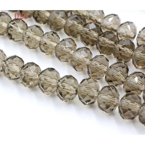 FLTMRH Purple Colors 8mm 70pcs Rondelle Austria faceted Crystal Glass Beads Loose Spacer Round Beads for Jewelry Making