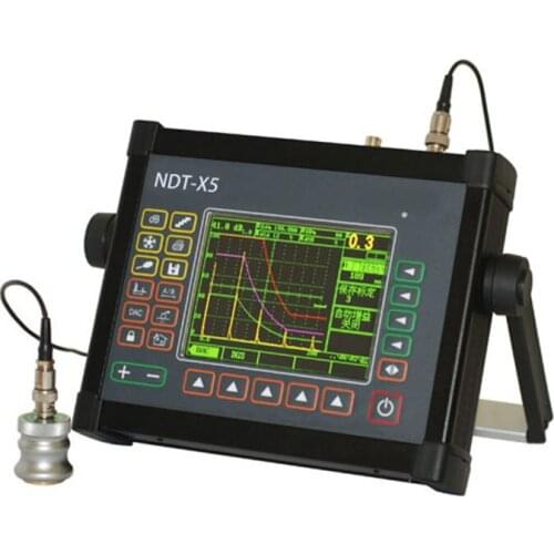 Universal Testing Machine Usage and Electronic Power Ultrasonic Flaw Detector