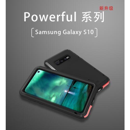 Love Mei Metal Phone Shell Armor Case For Samsung Galaxy S10 Shockproof Dustproof Waterproof Galaxy S10 Aluminum Phone Cover 5.9