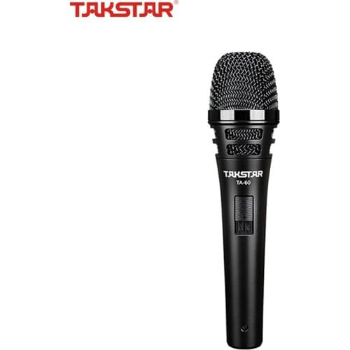 TAKSTAR TA-60 On-stage Dynamic Vocal Microphone Handheld Microphone for Stage Show Wedding Karaoke Singing