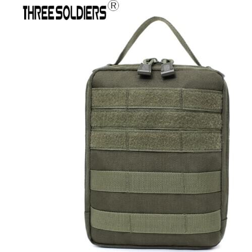 Molle Tactical Medical First Aid Pouch EDC Pouch Handbag Military Dump Magazine Tools Bag for Outdoor Hunting Accessories