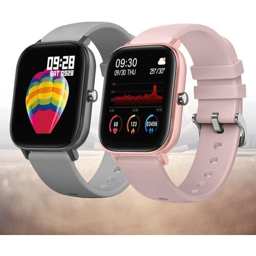 Men Women 2021 New Fitness Smart Watch Heart Rate 240*240 Full Touch HD Display Screen GTS Band for IPhone Huawei Xiaomi Phone