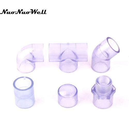 NuoNuoWell Plastic UPVC Inner diameter 25mm Hose Connector Garden Irrigation Watering Aquarium Water Tank Pipe/Tube PVC Adapter