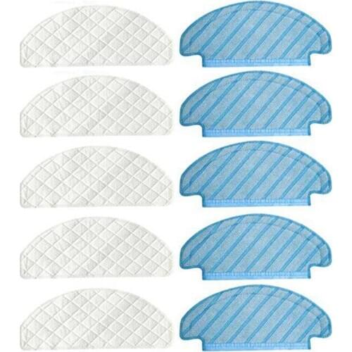 Disposable Mop Rags for Ecovacs Deebot Ozmo T8 Vacuum Cleaner Mop Cloths Mopping Pads Spare Parts 10Pcs