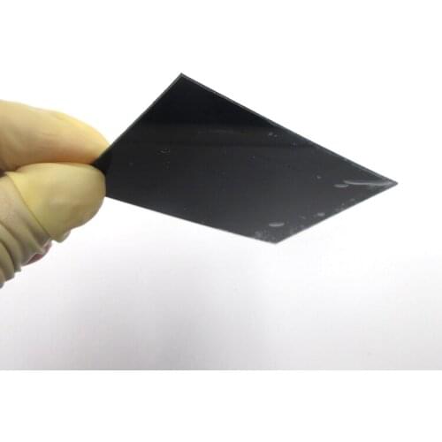 1PC 70x50mm 0.3 0.4 0.9mm Filter Black Infrared Filter Film Plastic Sheet Bending Visible Light Infrared Sensor Robot Security