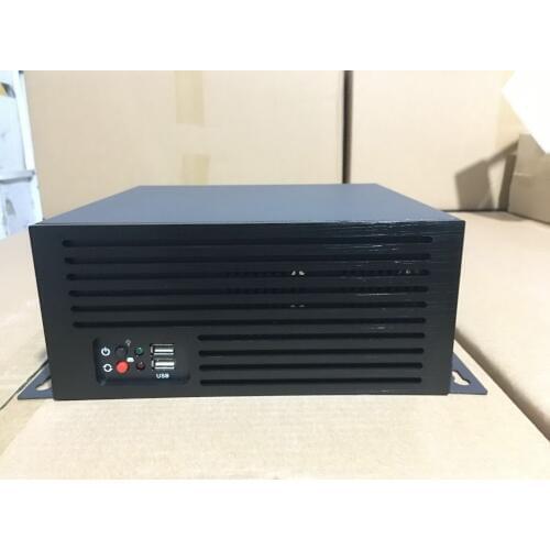 ITX Desktop Chassis Small industrial control Compatible with 17*17cm Motherboard FLEX power supply Small Computer case