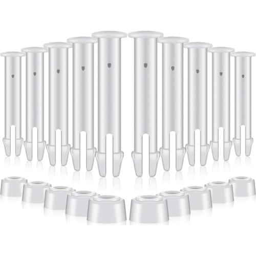 NEW-30Pcs Plastic Pool Joint Pins Replacement Pool Joint Pins Rubber Pool Seals for Intex 13-24 Ft Metal Frame 2.36 Inch