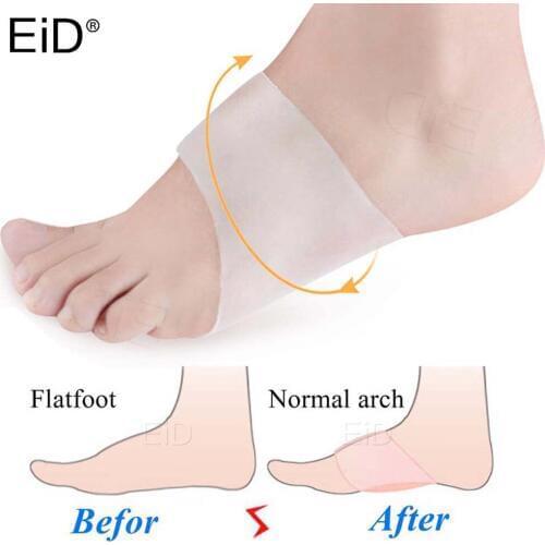 EiD Silicone Gel Arch Supports Bandage foot Pads for Women man High Heels Sandals Insert Pad Massage Foot Care Shoes Insoles