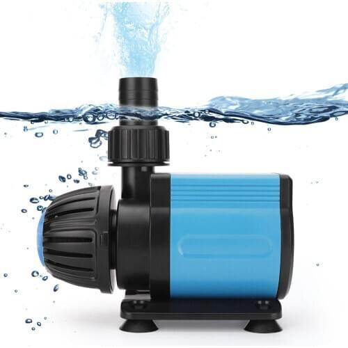 Ultra-quiet Submersible Water Pump Water Circulation AC Frequency Conversion Filter Pump Fish Pond Large Flow Water Pump 8000L/H