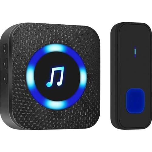 Led Wireless Chime Doorbell Outdoor Welcome Door Bell Home Security Smart Doorbells