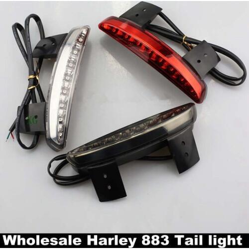 LED Chopped Fender Edge Rear Brake Tail Light for Harley Sportster 883 XL883N 1200 Roadster XL Forty Eight