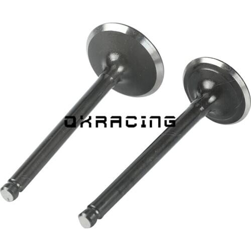 Motorcycle Intake exhaust valves Pair For 52.4mm Bore lifan 125cc Horizontal Engines Dirt Pit Bike Monkey Bike Atv Quad Go kart