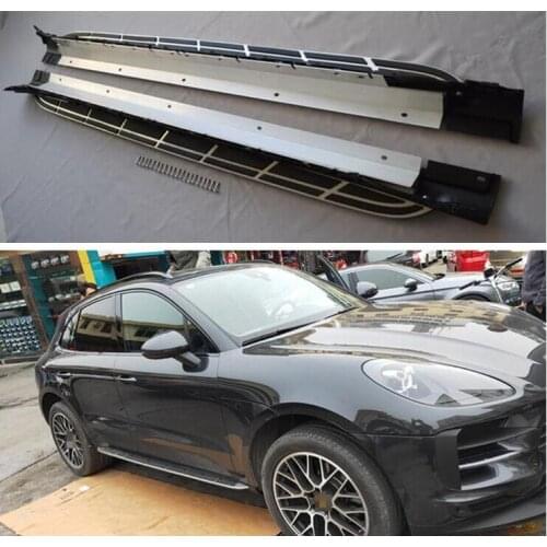 High Quality Pedal Running Board Side Step Bar Door Fixed Nerf For Porsche MACAN 2014-2021