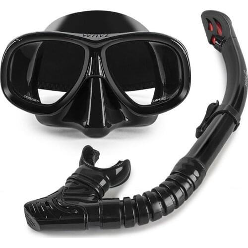 Adult Full Dry Diving Masks Snorkeling Sets Hd Anti-fog Diving Goggles Anti-choking Snorkeling Breathing Tube
