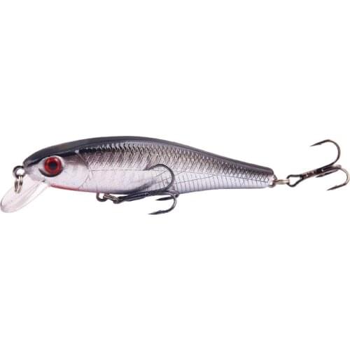 1PCS Minnow Trolling Fishing Lures Jig 86mm/9.3g Bionic Trout Wobblers CrankBaits Hard Bait Carp Pesca Fishing Tackle SwimBait