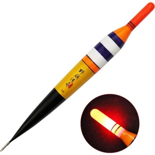 1pcs LED Electronic Fishing Float Luminous Rock Fishing Buoy 0.8# 1.0# 1.5# 2.0# 2.5# 3.0# Night Fishing Tackle