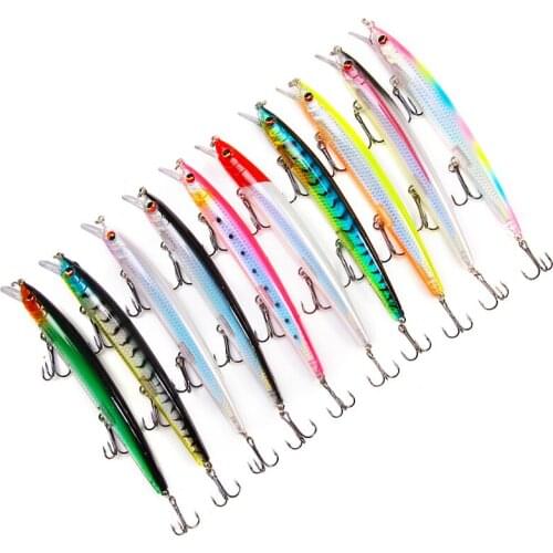 1PCS Japan Hot Model Fishing Lure Laser Minnow Hard Artificial Bait 13cm 15g Fishing Wobbler Crankbait with Treble Hooks Tackle