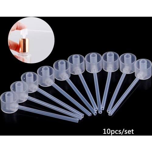 10Pcs Perfume Refill Tools Diffuser Funnels Cosmetic Pump Dispenser Portable New