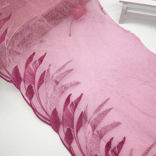 15Yards Beautiful Venice Venise Embroidery Lace Trim Hot New Black Pink Red Fabric DIY Crafts Accessories