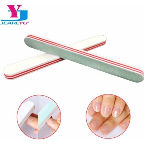 2 pcs/set 1000/4000 Grit Nail Art UV Gel Polishing Buffing Sanding Sponge Buffer File Block Manicure Pedicure Double Sides Tools