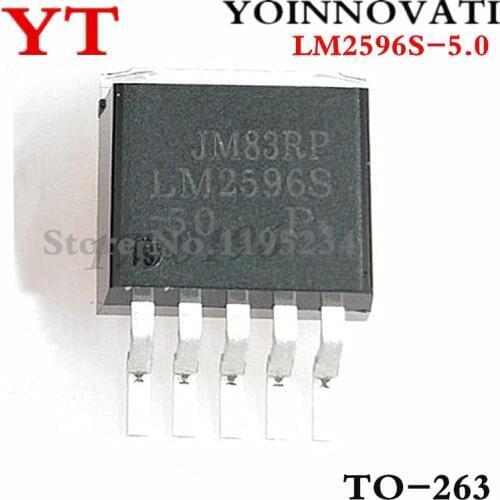 50 pcs/LOT LM2596S-5.0 LM2596S-5 LM2596S IC REG BUCK 5V 3A TO263-5 Best quality