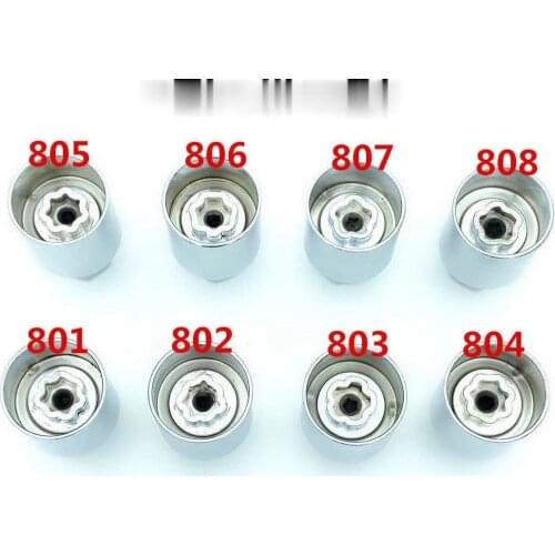 Car Tire Anti theft Wheel Bolt Lock Nut Key Adapter Sleeve Disassembly Repair Tools For Jeep Guide Wrangler Grand Cherokee Dodge