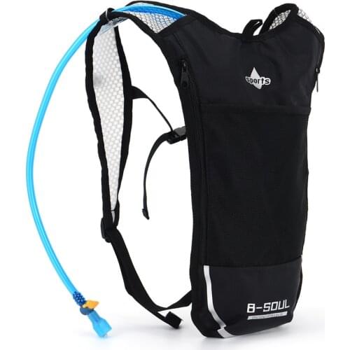 B-SOUL Ultralight Bicycle Backpack Running Vest Bag Ventilation Portable Polyester Bag Hydration Pack Bag For Cycling Hiking