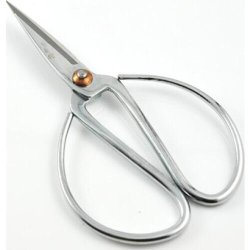 2 pcs lot mini chrome coated carbon steel household scissors 121 mm length bonsai scissor
