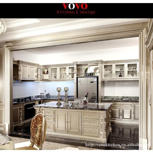 European luxury island kitchen designs