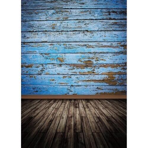 Blue Board Photography Background Wooden Floor Backdrop For Photograph Accessories Child Perfume Cream Backdrops Photo Studio