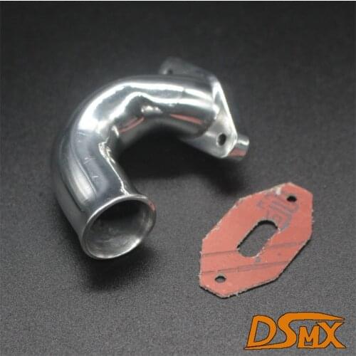 HSP 02031A Steel Polished Aluminum Manifold + PAD RC 1/10th 4WD Nitro Car Parts HSP94122/94166/94188/94108/94177