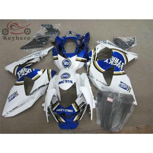 Custom Injection fairing kit for Suzuki GSXR 1000 2009 2010 2011 2012 2013 Lucky Strike motorcycle fairings kit GSXR1000 09-15