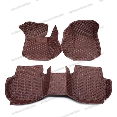 Lsrtw2017 leather car floor mat for volkswagen vw touareg 2002-2020 2019 2018 2017 2016 2015 2014 2013 2012 2011 carpet auto rug