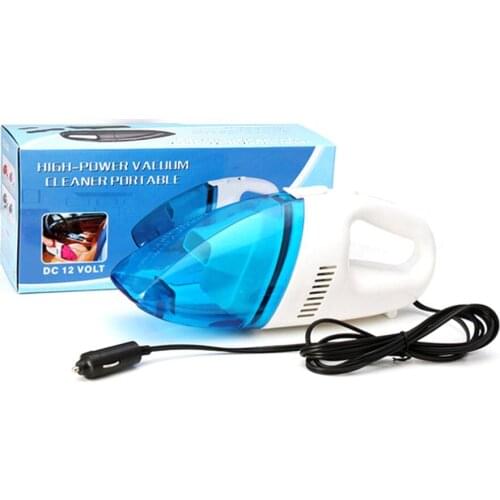 Small Blue And White Car Vacuum Cleaner Wet And Dry Car Vacuum Cleaner Car Vacuum Cleaner Cigarette Lighter Car Vacuum Cleaner