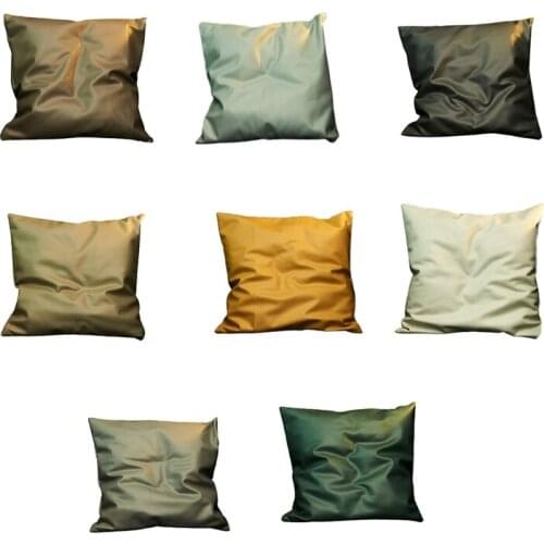 Imitation Leather Cushion Cover Throw Pillows Decorative Pillow Home Sofa Decor
