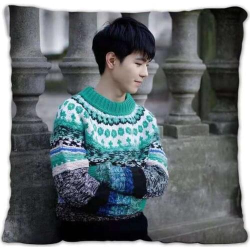 Yang Tong Pillowcase Pretty Scholar Yu Lexuan Same Paragraph Star Photo Poster Cushion Cover Souvenir Throw Pillow Cover Decor